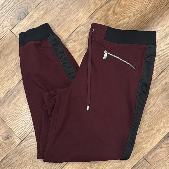 Lauren Ralph Lauren Women’s Soft Joggers Sweatpants Red Black Size L - Picture 5 of 5